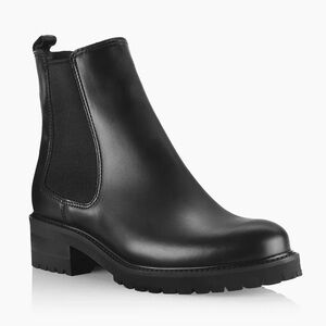 NEW La Canadienne Connor Boots in Black Leather